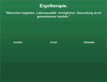 Tablet Screenshot of ergotherapie-jena.de